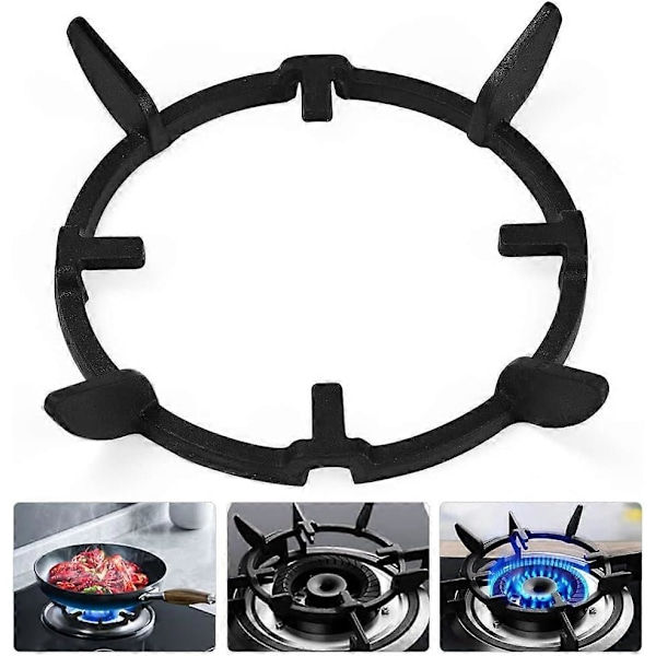 Wok Ring Universal Ovnstativ Brettstøtte Trivet Sklisikker Kokeplatepute for Kjøkken Wok Gasskomfyr, 17cm Diameter
