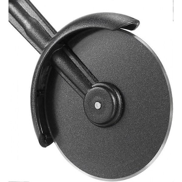 Motorcykel Pizzaskærer, Rustfrit Stål Non-Stick Dobbelte Blade, Unikt Design Tilføjer Sjov Til Madlavning, Perfekt Til Motorc