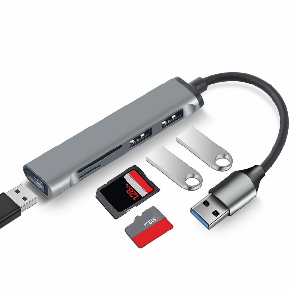 Usb 3.0 Hub Expander Adapter 3.0 Hub Tf Sd Card Reader