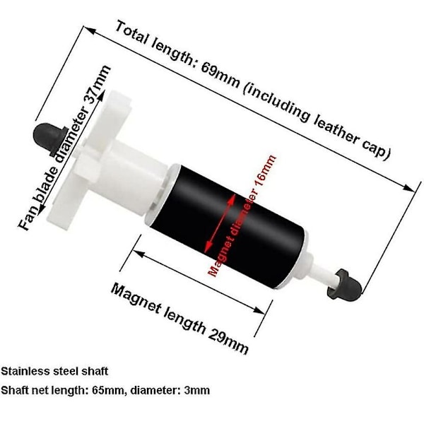 69 mm Installations Z Spa ångturbin / Rotor e02 fast