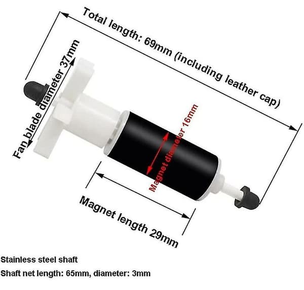 69 mm Installations Z Spa dampturbine / Rotor e02 fast