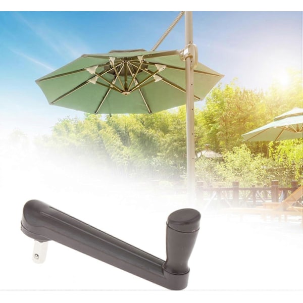 Tilbehør til terrasseparasol Reservedele til parasol Parasol Solskærm Dele Sidehængt parasolholder til bord, håndsving