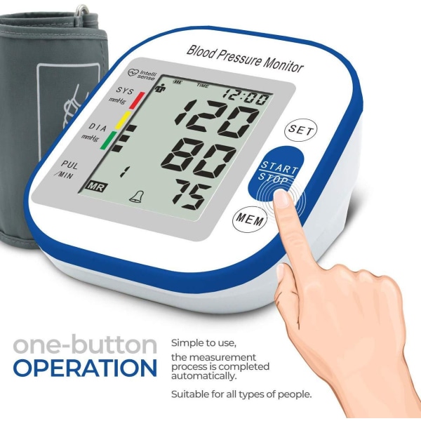 Elektronisk överarms blodtrycksmätare Professional
