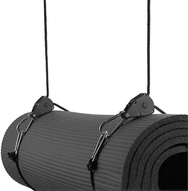 3-pak Kraftige Justerbare 1/8 Tomme Skralde Reb - Bruges til Planter, Lamper og Ventilatorer