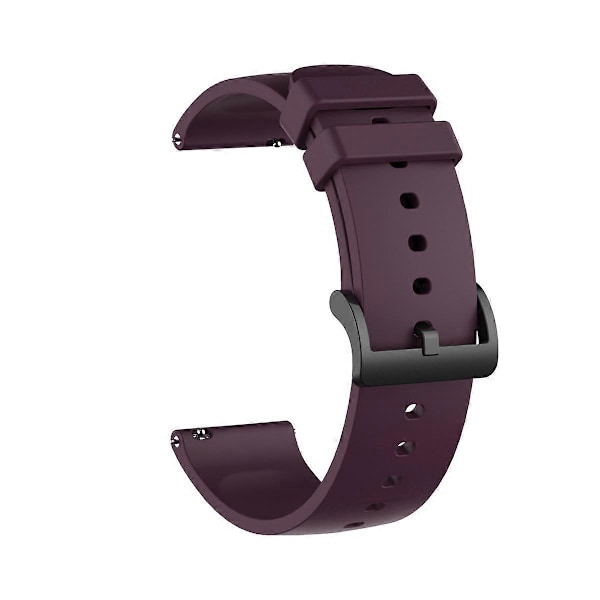 2 par (sort) Smartwatch udskiftningsrem, hudvenlig blød silikone Quick Release, Smartwatch rem