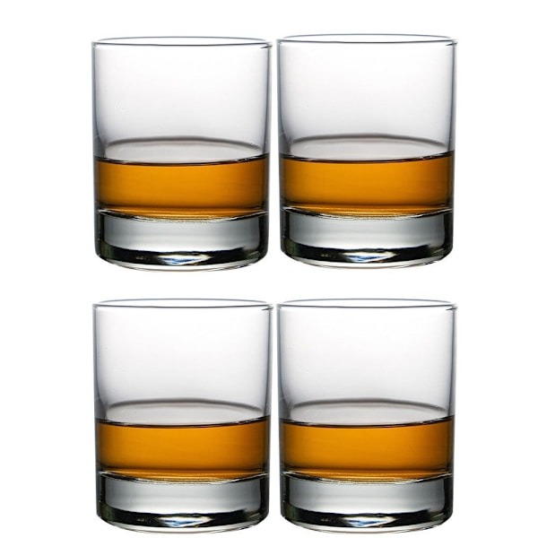 Gammeldagse håndblåste whiskyglass, 310 ml