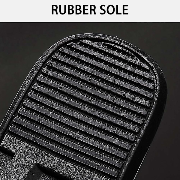 Moderigtige herreslippers med stofremme, skridsikre slippers med blød sål til stranden, simple slippers med spænde