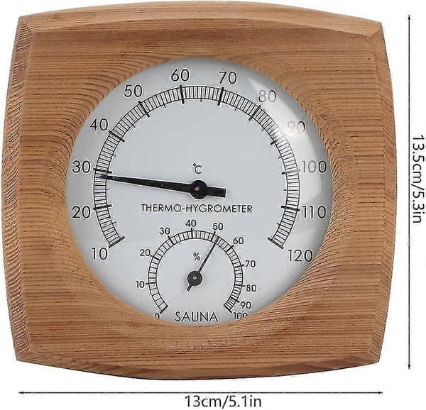 Termometer / hygrometer, Innendørs Tre 2-i-1 For Badstue Badstue Termo-hygrometer Termometer
