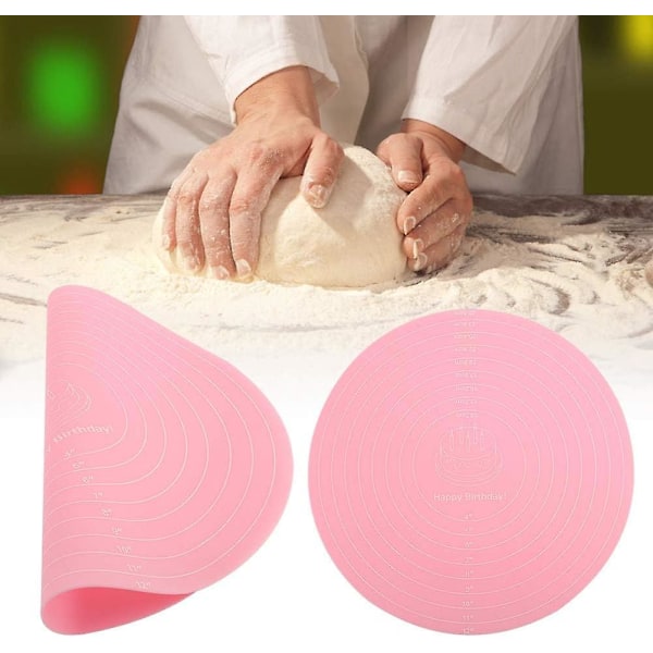 Non-stick värmebeständig bakmatta för tårtfat och bakning