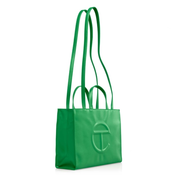 Telfar Telefonväska Dammode Texture Tote Bag green Mini