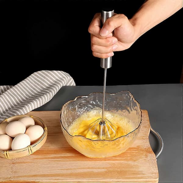 10in Håndskub Roterende Piskeris Blender (1 Pakke 10IN)