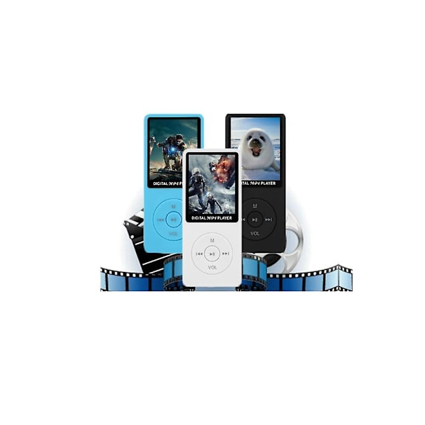 Trolley Plug - And - Play MP4-spelare Mini MP3 Student Walkman 16g Maskinlagring E-bok Inspelningspenna MP4 Vit