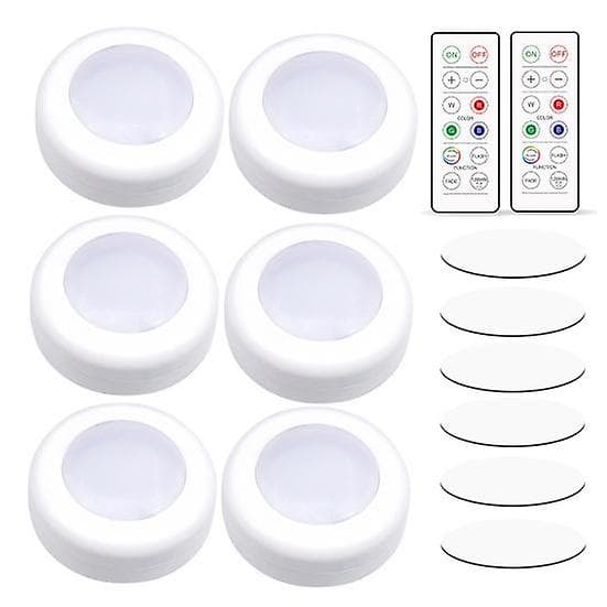 16 RGB Fargebelysning Berøringssensor LED-lys Dimbar Garderobeskaplampe