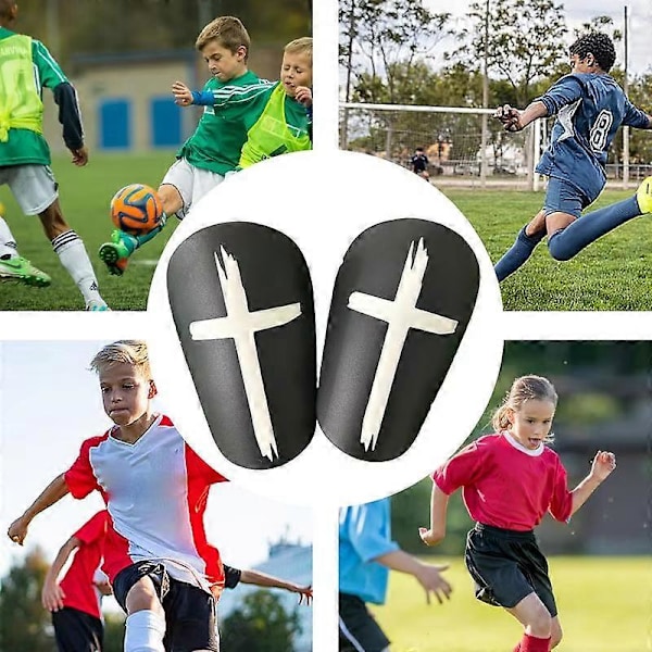 (Gul 10*6CM) 1 Par Benskydd Extra Små Skyddsutrustning Benskydd Mini Benskydd Fotbolls Benskydd för Barn Pojkar Flickor