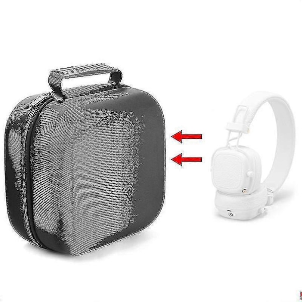 Hodetelefoner headset bærbar hodetelefon oppbevaringsbeskyttelsesveske for størrelse: 28x22.5x13cm