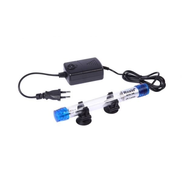 LED Aquarium Light Uv-lampa Vattentät Ste-rilizer Aquarium (5w) europeiska bestämmelser220V blå