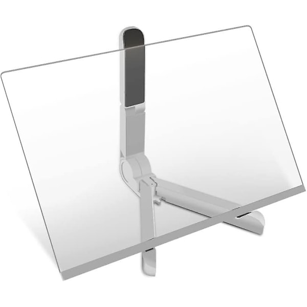 Klar Akryl Whiteboard för Skrivbord LED Meddelandetavla 30 x 20 cm