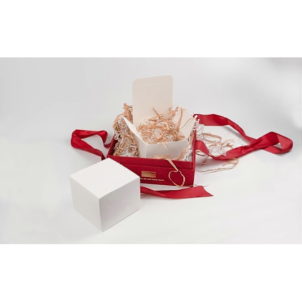10-pak Papæsker til Gaver - 10x10x8,6 cm Cupcake/Håndværksbeholdere