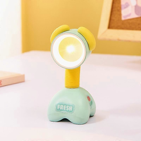 Sød Hvalpe Natlampe Mini Magnetisk Absorberende Skrivebordslampe Studenter Skrivebordslæselampe Børns Fødselsdagsgave Dekoration
