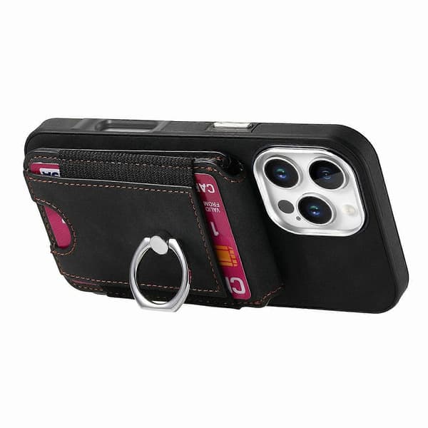 (Sort) Til iPhone 16 Pro Max Telefon Cover