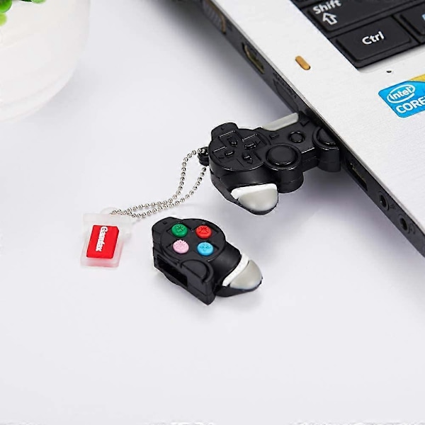 USB-nøgle, Vandtæt USB 2.0-opgradering, Sød 3D-tegneserie USB-nøgle højhastigheds datalagring USB-nøgle (16 GB, Gamepad) spillekonsol