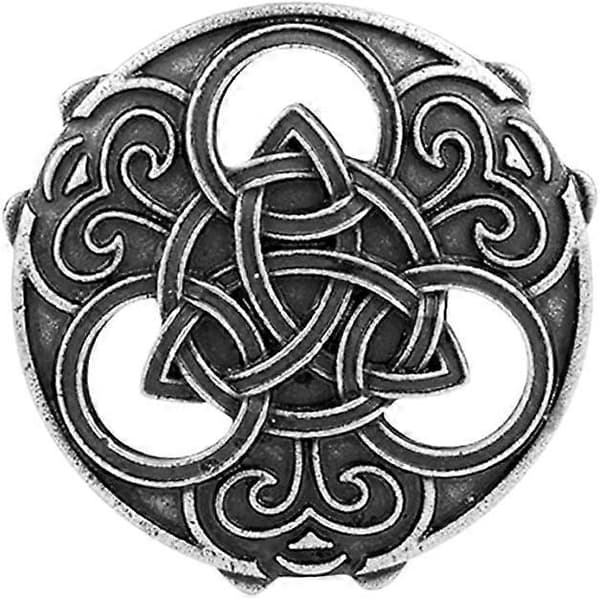 2 st Medeltida Kappa Brosch Viking