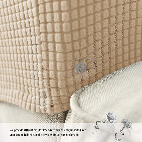 Sofa Armlenebeskyttere Stretch Armlenebeskyttere for Lenestol, Camel