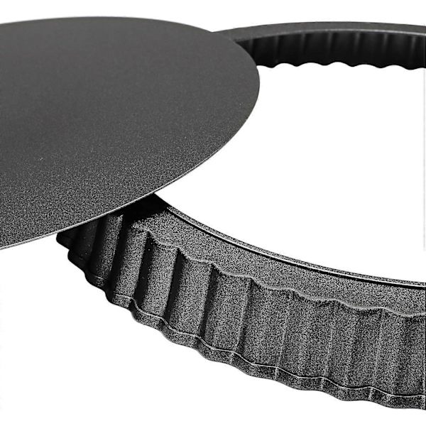 Quicheform, 22 cm kageforme med løs bund, små bageforme, non-stick kageforme, quichefad
