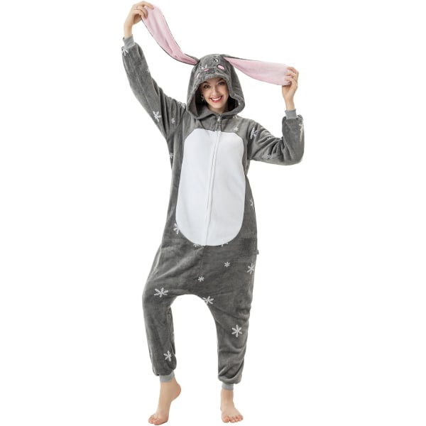 Vuxen Onesie Bunny Sleepwear Lion Djurvalp Tecknad kostym och tröja
