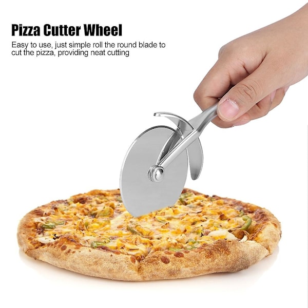 Professionell Multifunktionell Pizzaskärare/Degskärare av Zinklegering, Köksredskap