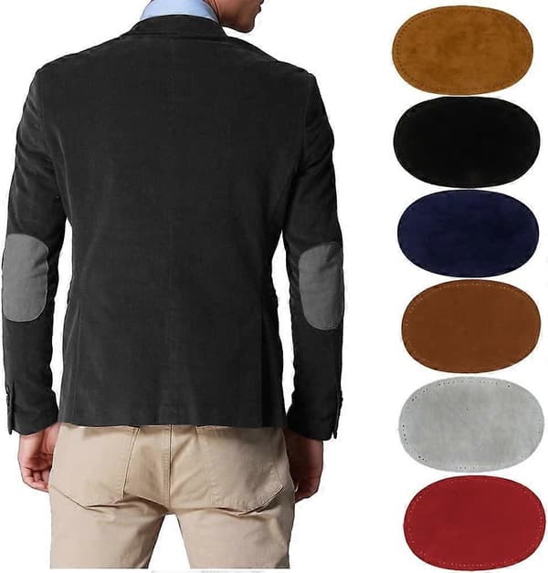 1 pari ompeluapplikaatio ompelu vaate DIY, ruskea
