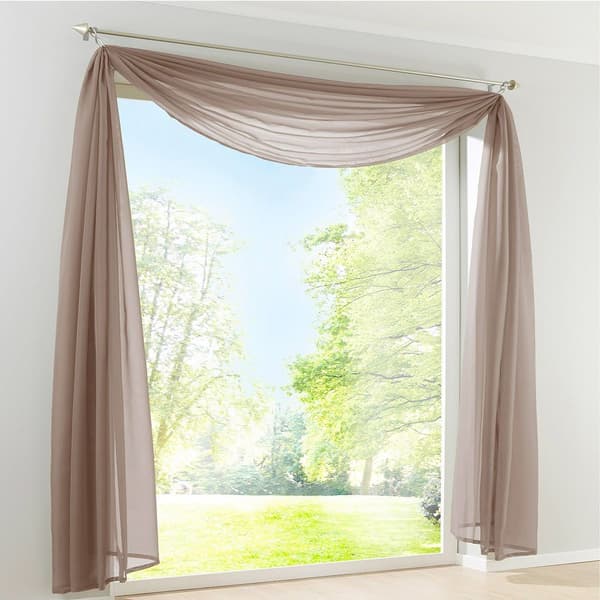 Kappe Voile Skjerf Dekorative Gardiner BxL 140x600cm