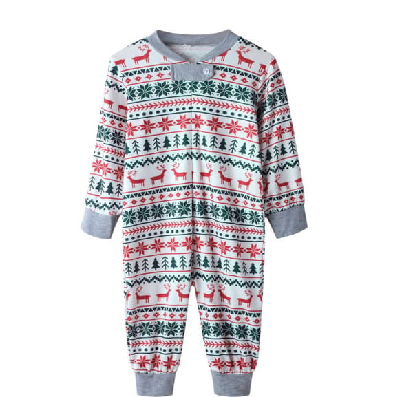 Familie Forældre-Barn Matchende Hjemmesæt Pyjamas Julpyjamas Child 5