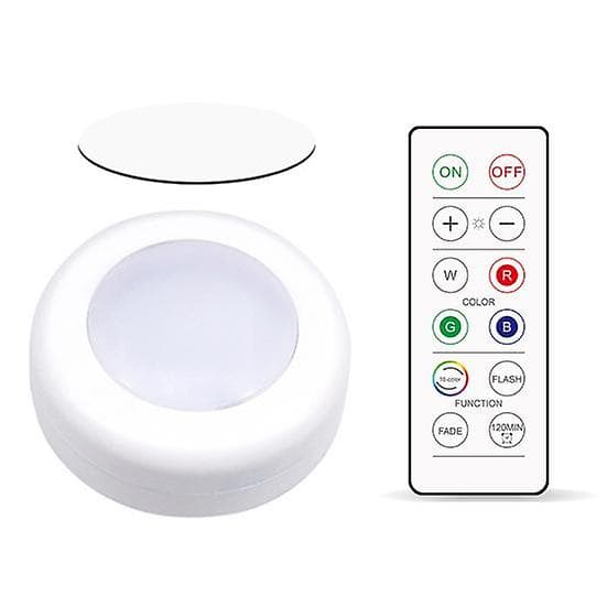 16 RGB Fargebelysning Berøringssensor LED-lys Dimbar Garderobeskaplampe