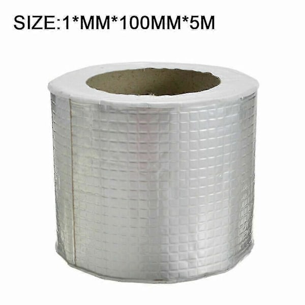 Super Vandtæt Tape Butyl Gummi Aluminium Folie Tape, Til Taglækage 10cm x 5m