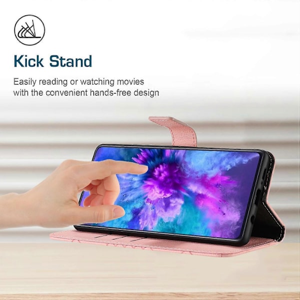 HT06 Plånboksfodral för Samsung Galaxy A54 5G Anti-Drop PU Läder Flip Cover