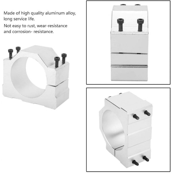 80mm spindelfäste, hållbart motorfäste 80mm spindelmotorfästebas CNC-klämma skaft Sp