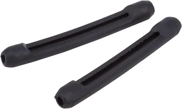 5 par - Sorte bløde silikone brille stangspidser, skridsikre elastiske komfort brilleholdere til briller solbriller læsebriller