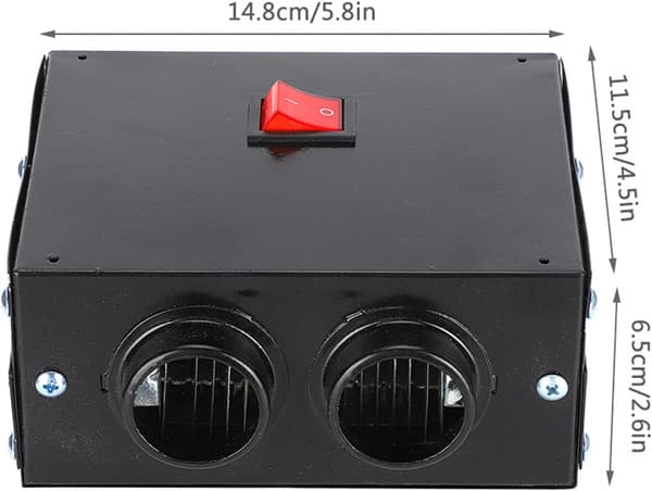 12v 1000w Bilvarmer Varmeblæser Bilvarmer Afrimer