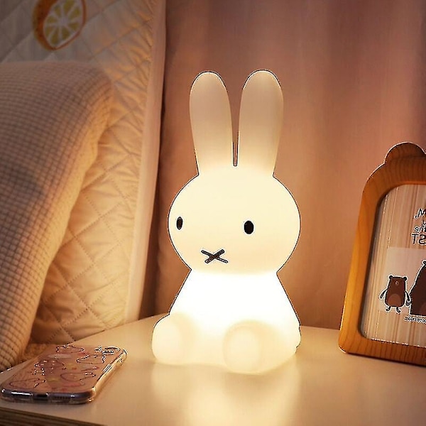 LED Nattlys, Barnebelysning Leketøy Kanin Romdekor Fargerikt Nattlys, Egnet for Gave til Barn, Hjemmedekorasjon, Nattbordslampe, Ra