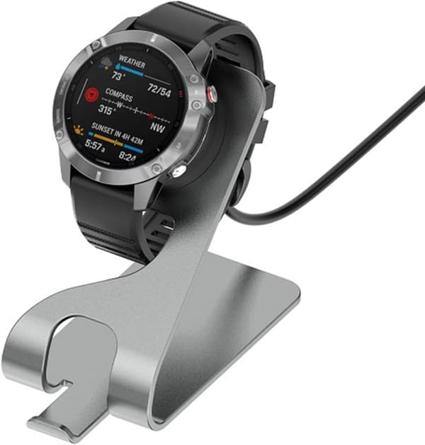 Kompatibel med Garmin Approach S62 Roterbar Magnetisk Metall Ladebase