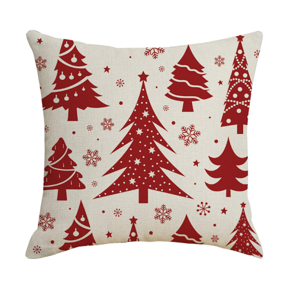 Julkuddfodral Set om 4,45×45cm Linne 18