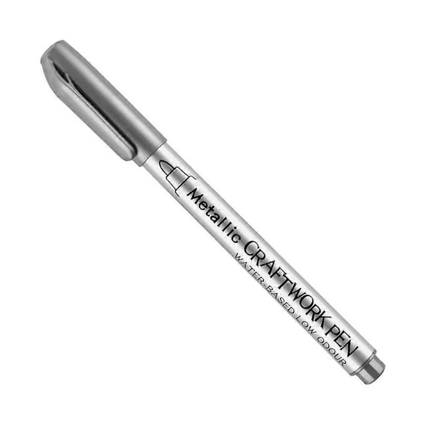 1-pack Permanent Marker Penna - Fin spets för hantverk/konst/klotter