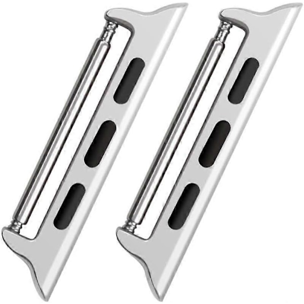 Sølv Erstatningsadapter for Apple iWatch Series 42mm 1, 2, 3, 4, Sport, 2015, 2016, 2017