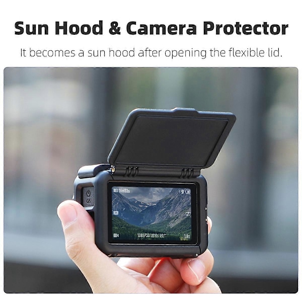 Kamerabur för DJI Action 5 Pro/4/3 Skyddsfodral med Kameraskydd