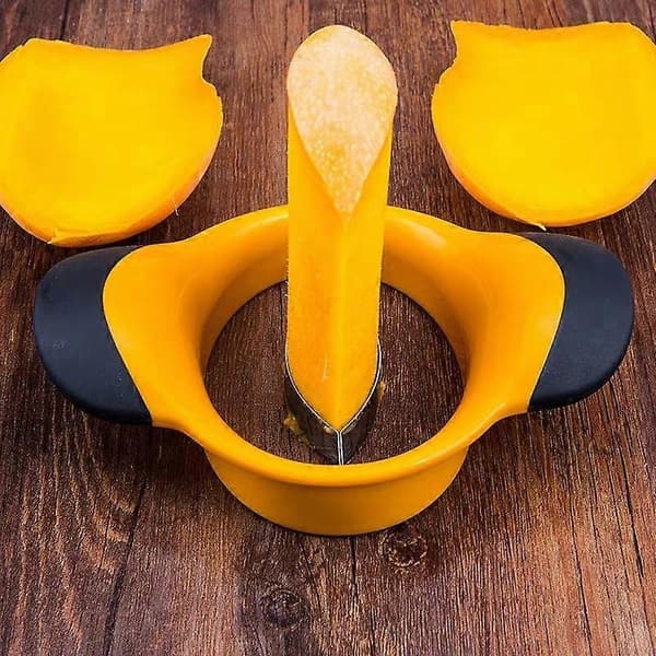 Mango Corer Separator i rustfrit stål, bærbar frugtskærer