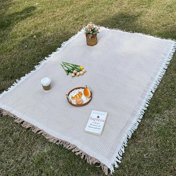 90 x 180 cm picnictæppe, campingtæppe, tæpper, tæpper, picnictæppe