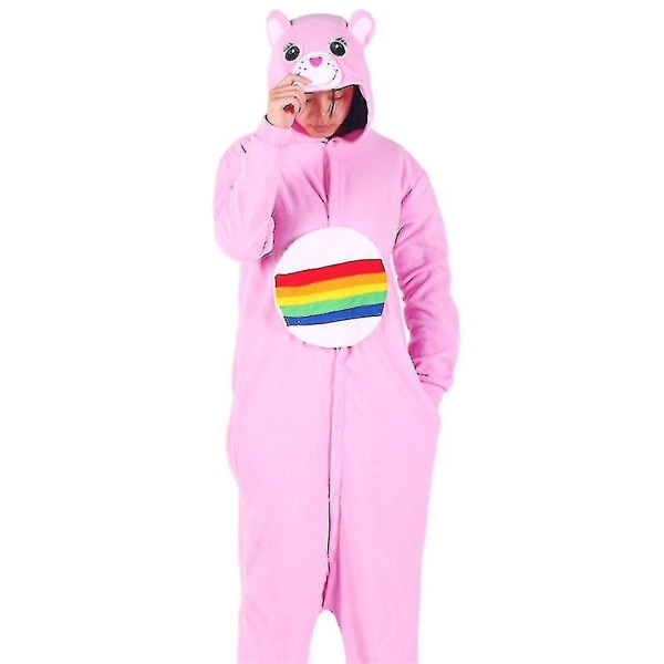 Tecknad Pyjamas Rainbow Bear Moon Bear Love Heart