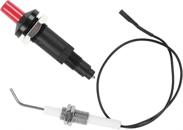 2-pak piezo-tænder, gastænder, piezo-tændernål, piezo-tænder, piezo-tænder, piezo-tænder, tænder