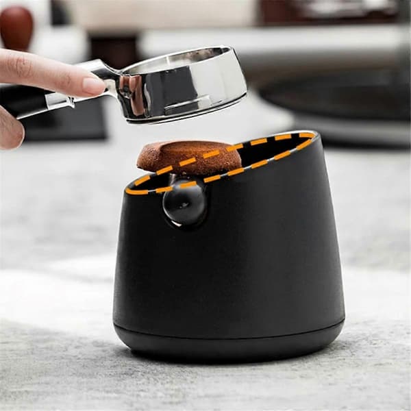 Kaffebankeboks med gummibankestang Stor espressogrutbeholder Sklisikker kaffegrut